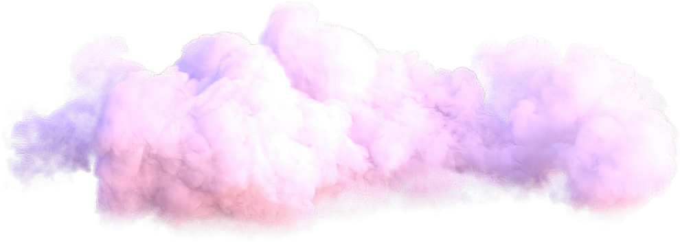 Realistic pink cloud.